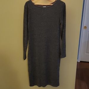 Ribbed sweater dress